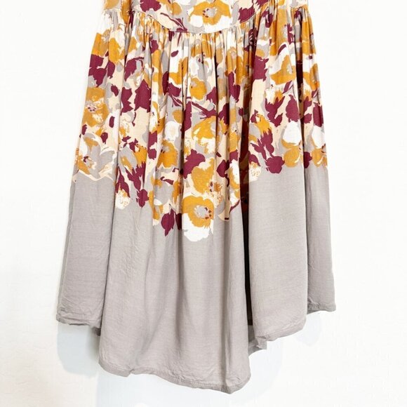 Free People Intimately Voile Floral Strappy Mini Tank Slip Dress Summer Small - Picture 5 of 9